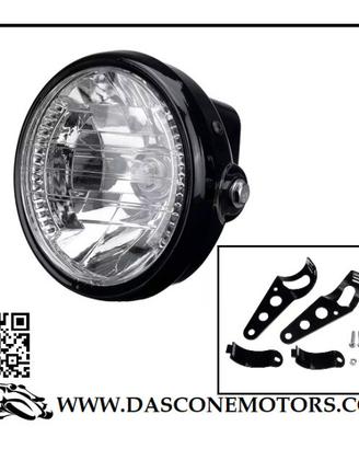 Faro universale Moto con Frecce Led