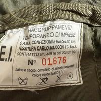 Zaino militare originale esercito anni 90