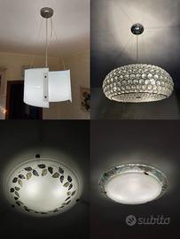 Lotto 4 Lampadari e Plafoniere di Design