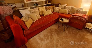 divano  a L tessuto Missoni