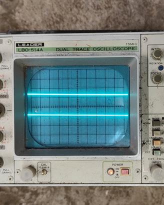 Oscilloscopio Leader Dual Trace LBO-514A 15MHz