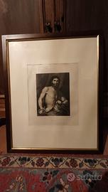 Stampa fine Ottocento "Sansone"