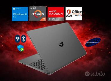 💻 Laptop HP Ryzen 3250U, 16GB RAM, SSD NVMe 256GB