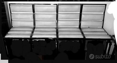 Sedie acciaio cromo anni 70