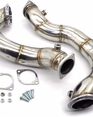 Downpipe inox BMW N54 135i 335i 76mm NUOVE