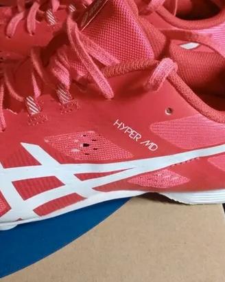 Scarpe chiodate Asics Hyper md 8 taglia EU 40.5