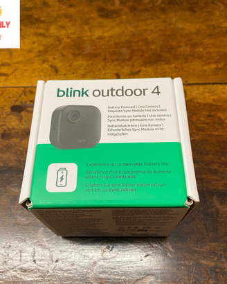 Blink Outdoor 4 Nuova Videocamera WiFi HD Alexa