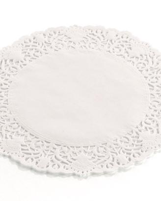 FOGLI IN CARTA PIZZO TONDI cm. 32 PZ. 250