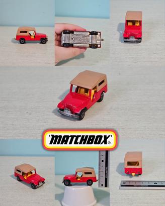 Jeep CJ6 Matchbox Superfast N°53 Vintage
