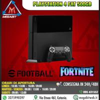 PS4 FAT 500gb Nera + Joypad + 10 Giochi - Usata