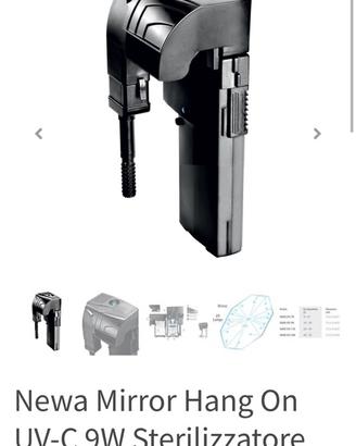 Lampada uv zainetto nuovo