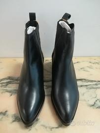 Stivaletti marca"CINTI"pelle con riport Leopardato