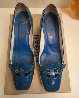 Mocassini con zeppa Tod's 