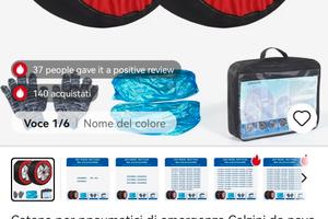 #calzeneve #catene #ruote  16 17 18 19 20 21