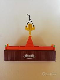 modellino container con gancio di sollevamento