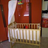 Culla con rotelle pieghevoli- culla a dondolo