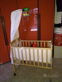 Culla con rotelle pieghevoli- culla a dondolo