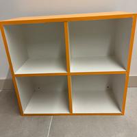 Cubo portaoogetti in legno massiccio