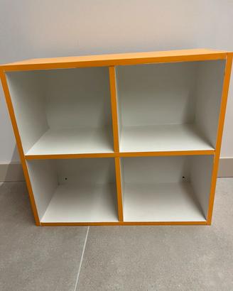 Cubo portaoogetti in legno massiccio