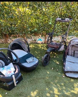 passeggino chicco trio active