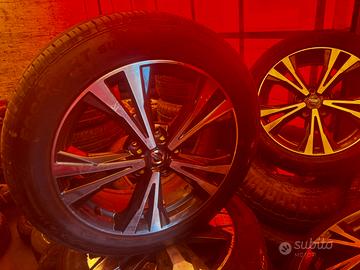 cerchi e gomme M+S Nissan Qashqai j11 da 18