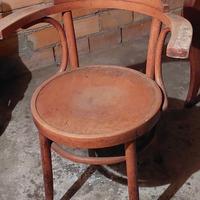 SEDIA IN LEGNO, VINTAGE, design da ufficio