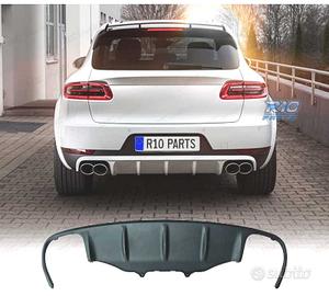 DIFFUSORE PORSCHE MACAN 14-18 LOOK TURBO S