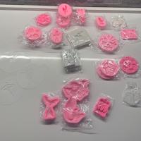 Set stampi silicone stencil torte cake design