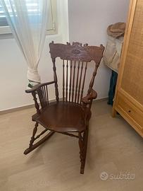 Vecchia Sedia dondolo