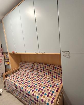 cucina+frigorifero+credenza+cameretta