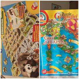 Lotto 2 Puzzle Educativi Lisciani & Clementoni