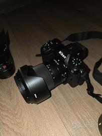 Nikon 6III + obiettivi + scatole + 2 zaini