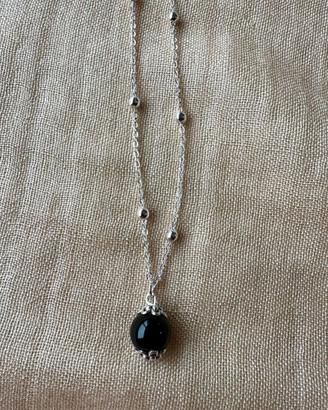 Collana su coccu kokku onice amuleto portafortuna