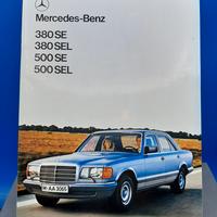 brochure catalogo ads MERCEDES 380 500 SE SEL 