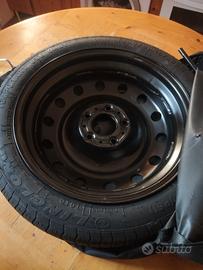 ruota di scorta T125/80R17 99M + Cric a manovella