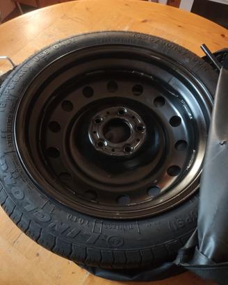 ruota di scorta T125/80R17 99M + Cric a manovella