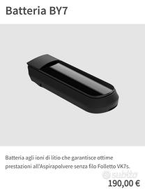 Batteria Folletto originale vk7