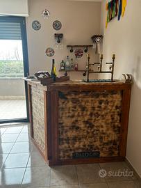 Bancone bar artigianale