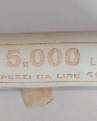 Rotolino 100 lire 1989 Italia 50 pezzi rotolo