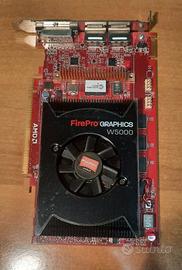 FirePro Graphics W5000 AMD GPU MAI USATA Con Adat.