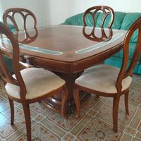 Sala da pranzo in noce massello. AFFFARE 