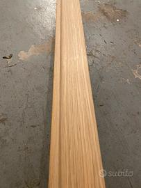 Battiscopa e listeli in rovere