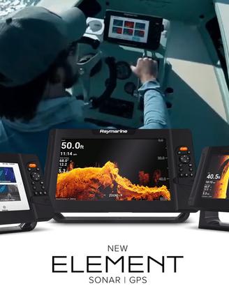 Raymarine element hv 9 + trasd + mappa