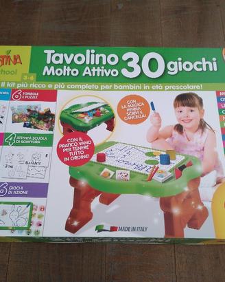 CAROTINA TAVOLINO MOLTO ATTIVO 30 GIOCHI