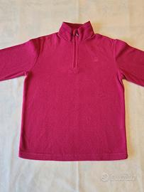Micropile bambina Benetton fucsia taglia 7 8 anni