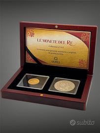 Monete oro Marengo Scudo argento DITTICO DEL RE’