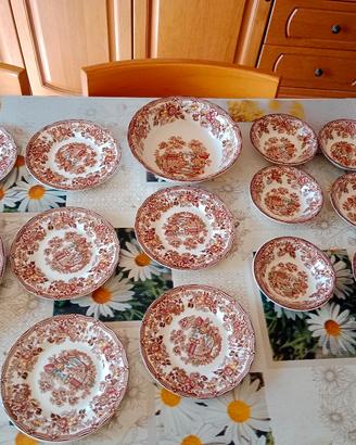 servizio di piatti vintage tounquin 14 pezzi