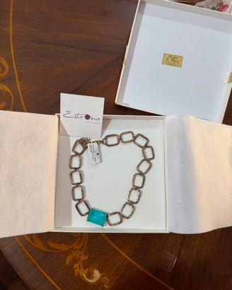 Collana Estrosia Milano in argento 925, nuova