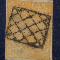 152 - PARMA 1852 , 5 centesimi n. 6 usato .