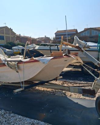 Barca battana vetroresina